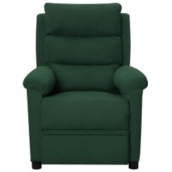 vidaXL Massagesessel Dunkelgrün Stoff