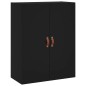 vidaXL Highboard Schwarz 69,5x34x180 cm Holzwerkstoff vidaXL Highboard Schwarz 69,5x34x180 cm Holzwerkstoff