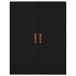 vidaXL Highboard Schwarz 69,5x34x180 cm Holzwerkstoff vidaXL Highboard Schwarz 69,5x34x180 cm Holzwerkstoff