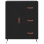 vidaXL Highboard Schwarz 69,5x34x180 cm Holzwerkstoff vidaXL Highboard Schwarz 69,5x34x180 cm Holzwerkstoff