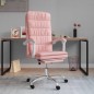 vidaXL Bürostuhl mit Liegefunktion Rosa Kunstleder vidaXL Bürostuhl mit Liegefunktion Rosa Kunstleder