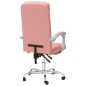 vidaXL Bürostuhl mit Liegefunktion Rosa Kunstleder vidaXL Bürostuhl mit Liegefunktion Rosa Kunstleder