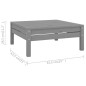 vidaXL 10-tlg. Garten-Lounge-Set Massivholz Kiefer Grau vidaXL 10-tlg. Garten-Lounge-Set Massivholz Kiefer Grau