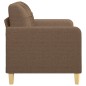 vidaXL 2-Sitzer-Sofa Braun 120 cm Stoff vidaXL 2-Sitzer-Sofa Braun 120 cm Stoff