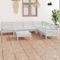 vidaXL 7-tlg. Garten-Lounge-Set Massivholz Kiefer Weiß vidaXL 7-tlg. Garten-Lounge-Set Massivholz Kiefer Weiß