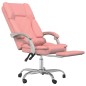 vidaXL Bürostuhl mit Massagefunktion Rosa Kunstleder vidaXL Bürostuhl mit Massagefunktion Rosa Kunstleder