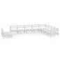 vidaXL 10-tlg. Garten-Lounge-Set Massivholz Kiefer Weiß vidaXL 10-tlg. Garten-Lounge-Set Massivholz Kiefer Weiß