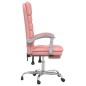 vidaXL Bürostuhl mit Massagefunktion Rosa Kunstleder vidaXL Bürostuhl mit Massagefunktion Rosa Kunstleder