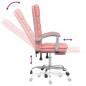 vidaXL Bürostuhl mit Massagefunktion Rosa Kunstleder vidaXL Bürostuhl mit Massagefunktion Rosa Kunstleder
