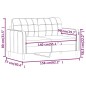 vidaXL 2-Sitzer-Sofa Weinrot 140 cm Stoff vidaXL 2-Sitzer-Sofa Weinrot 140 cm Stoff