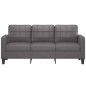 vidaXL 3-Sitzer-Sofa Grau 180 cm Kunstleder vidaXL 3-Sitzer-Sofa Grau 180 cm Kunstleder