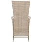 vidaXL 7-tlg. Garten-Essgruppe mit Auflagen Poly Rattan Beige vidaXL 7-tlg. Garten-Essgruppe mit Auflagen Poly Rattan Beige