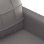 vidaXL 3-Sitzer-Sofa Grau 180 cm Kunstleder vidaXL 3-Sitzer-Sofa Grau 180 cm Kunstleder