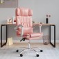 vidaXL Bürostuhl mit Massagefunktion Rosa Kunstleder vidaXL Bürostuhl mit Massagefunktion Rosa Kunstleder