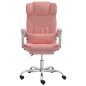 vidaXL Bürostuhl mit Massagefunktion Rosa Kunstleder vidaXL Bürostuhl mit Massagefunktion Rosa Kunstleder