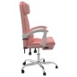 vidaXL Bürostuhl mit Massagefunktion Rosa Kunstleder vidaXL Bürostuhl mit Massagefunktion Rosa Kunstleder