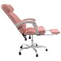 vidaXL Bürostuhl mit Massagefunktion Rosa Kunstleder vidaXL Bürostuhl mit Massagefunktion Rosa Kunstleder