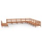 vidaXL 11-tlg. Garten-Lounge-Set Massivholz Kiefer Honigbraun vidaXL 11-tlg. Garten-Lounge-Set Massivholz Kiefer Honigbraun