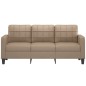 vidaXL 3-Sitzer-Sofa Cappuccino-Braun 180 cm Kunstleder vidaXL 3-Sitzer-Sofa Cappuccino-Braun 180 cm Kunstleder