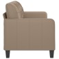 vidaXL 3-Sitzer-Sofa Cappuccino-Braun 180 cm Kunstleder vidaXL 3-Sitzer-Sofa Cappuccino-Braun 180 cm Kunstleder