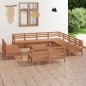 vidaXL 12-tlg. Garten-Lounge-Set Massivholz Kiefer Honigbraun vidaXL 12-tlg. Garten-Lounge-Set Massivholz Kiefer Honigbraun