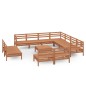 vidaXL 12-tlg. Garten-Lounge-Set Massivholz Kiefer Honigbraun vidaXL 12-tlg. Garten-Lounge-Set Massivholz Kiefer Honigbraun