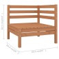 vidaXL 12-tlg. Garten-Lounge-Set Massivholz Kiefer Honigbraun vidaXL 12-tlg. Garten-Lounge-Set Massivholz Kiefer Honigbraun