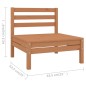 vidaXL 12-tlg. Garten-Lounge-Set Massivholz Kiefer Honigbraun vidaXL 12-tlg. Garten-Lounge-Set Massivholz Kiefer Honigbraun
