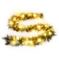 vidaXL Weihnachtsgirlande mit LED-Lichtern Grün 5,2 m PVC vidaXL Weihnachtsgirlande mit LED-Lichtern Grün 5,2 m PVC