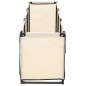 vidaXL Aufbewahrungsbox Creme 105x34,5x45 cm Stoff vidaXL Aufbewahrungsbox Creme 105x34,5x45 cm Stoff