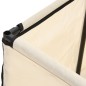vidaXL Aufbewahrungsbox Creme 105x34,5x45 cm Stoff vidaXL Aufbewahrungsbox Creme 105x34,5x45 cm Stoff