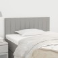 vidaXL Kopfteil Hellgrau 100x5x78/88 cm Stoff vidaXL Kopfteil Hellgrau 100x5x78/88 cm Stoff