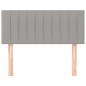 vidaXL Kopfteil Hellgrau 100x5x78/88 cm Stoff vidaXL Kopfteil Hellgrau 100x5x78/88 cm Stoff