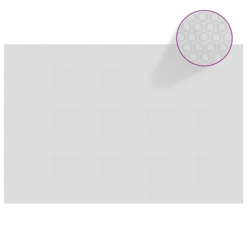 vidaXL Treibende Pool-Solarplane PE 300x200 cm Grau vidaXL Treibende Pool-Solarplane PE 300x200 cm Grau