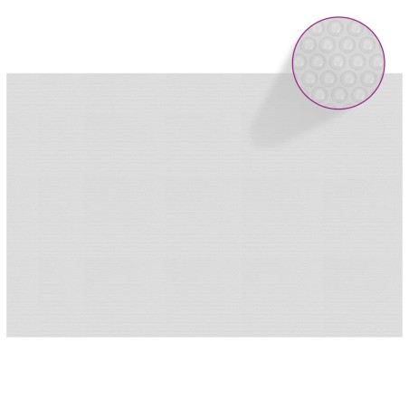 vidaXL Treibende Pool-Solarplane PE 300x200 cm Grau