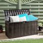 vidaXL Kissenbox Braun 117x45,5x57,5 cm 270 L vidaXL Kissenbox Braun 117x45,5x57,5 cm 270 L