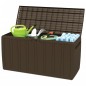 vidaXL Kissenbox Braun 117x45,5x57,5 cm 270 L vidaXL Kissenbox Braun 117x45,5x57,5 cm 270 L