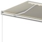 vidaXL Gelenkarmmarkise Einziehbar 400x350 cm Creme vidaXL Gelenkarmmarkise Einziehbar 400x350 cm Creme
