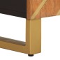 vidaXL 3-tlg. Badschrank-Set Braun und Schwarz Massivholz Mango vidaXL 3-tlg. Badschrank-Set Braun und Schwarz Massivholz Mango