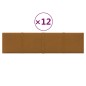 vidaXL Wandpaneele 12 Stk. Braun 60x15 cm Samt 1,08 m² vidaXL Wandpaneele 12 Stk. Braun 60x15 cm Samt 1,08 m²