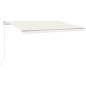 vidaXL Gelenkarmmarkise Einziehbar 450x300 cm Creme vidaXL Gelenkarmmarkise Einziehbar 450x300 cm Creme