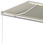 vidaXL Gelenkarmmarkise Einziehbar 450x300 cm Creme vidaXL Gelenkarmmarkise Einziehbar 450x300 cm Creme