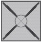 vidaXL Gartentisch Anthrazit 50x50x72 cm Stahlgitter vidaXL Gartentisch Anthrazit 50x50x72 cm Stahlgitter