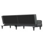 vidaXL Schlafsofa mit Armlehnen Dunkelgrau Stoff vidaXL Schlafsofa mit Armlehnen Dunkelgrau Stoff
