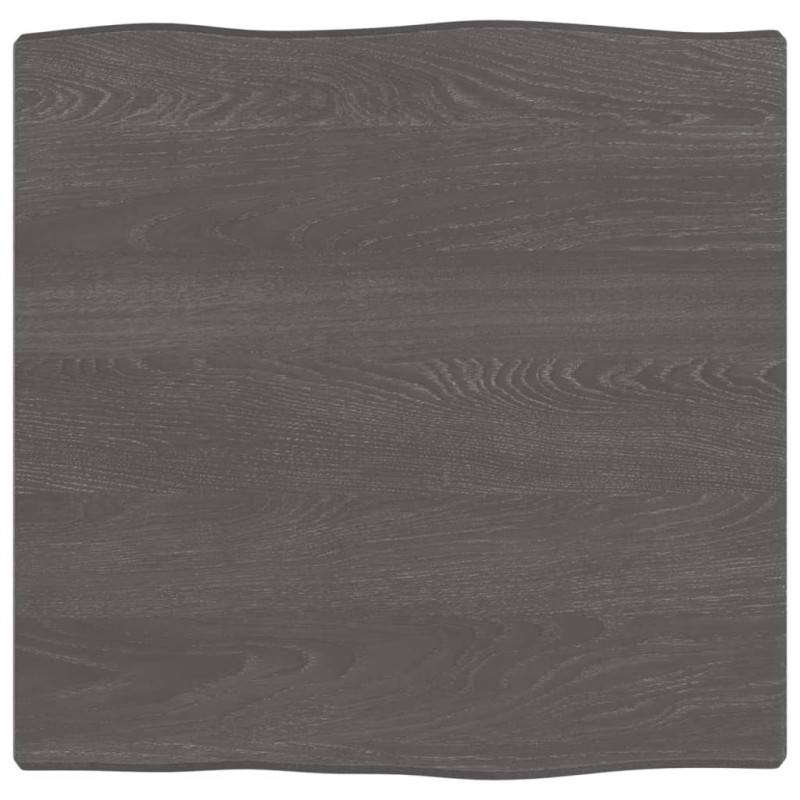 vidaXL Tischplatte 40x40x2 cm Massivholz Eiche Behandelt Baumkante vidaXL Tischplatte 40x40x2 cm Massivholz Eiche Behandelt Baumkante