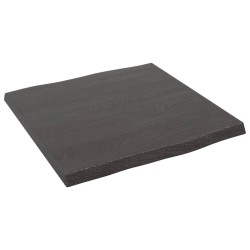 vidaXL Tischplatte 40x40x2 cm Massivholz Eiche Behandelt Baumkante