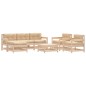 vidaXL 7-tlg. Garten-Lounge-Set mit Kissen Massivholz vidaXL 7-tlg. Garten-Lounge-Set mit Kissen Massivholz