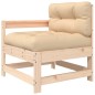 vidaXL 7-tlg. Garten-Lounge-Set mit Kissen Massivholz vidaXL 7-tlg. Garten-Lounge-Set mit Kissen Massivholz