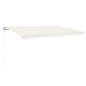 vidaXL Markise Automatisch Einziehbar 500x350 cm Creme
