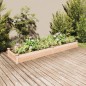 vidaXL Hochbeet mit Einsatz 240x60x25 cm Massivholz Tanne vidaXL Hochbeet mit Einsatz 240x60x25 cm Massivholz Tanne